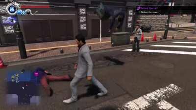 [Yakuza 6] Concrete evidence that Kiryu has actually killed a guy.