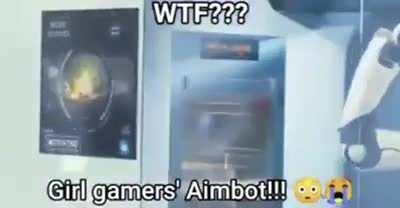 WTF, aimbot para mujeres 😳