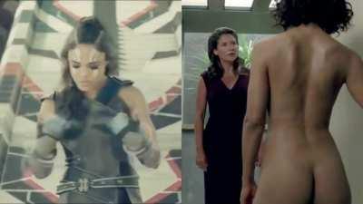 Tessa Thompson - Superhero Dressed vs Undressed