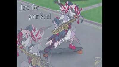 Ollie playin the epic sax