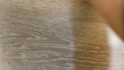 Used an iron acetate solution to oxidize this table I built. Then wax finish. Turned out really nice