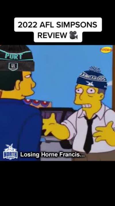 2022 AFL Simpsons Review - Credit: @TypeMedia