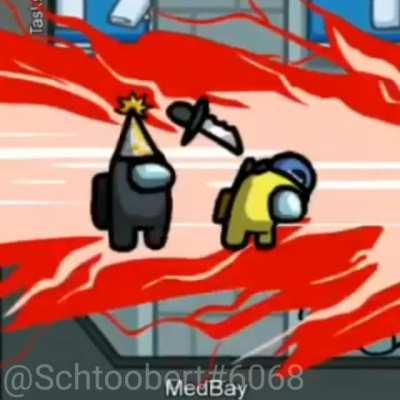 an Among us death animation but with TF2 SFX