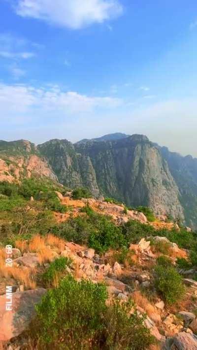 My road trip to Tanomah, Saudi Arabia. Those are Sarawat mountains as I’m standing on the edge of them viewing Tihammah along the west cost