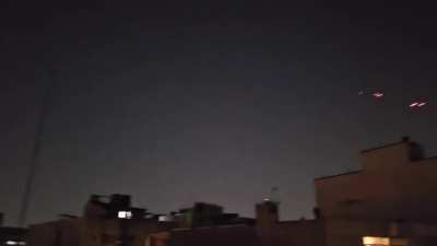 Air Defenses over Tehran, Iran.