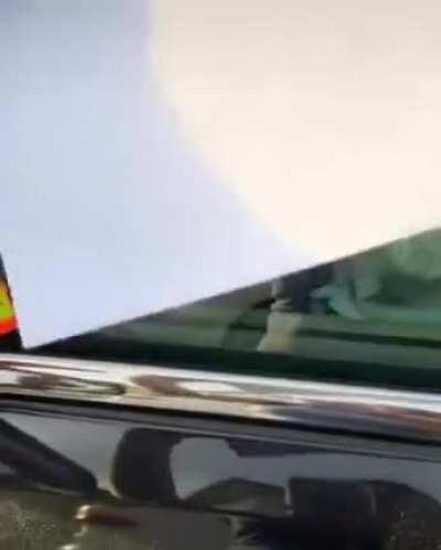 Little accident next to Walmart...