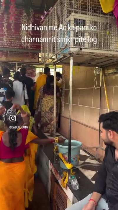 Air Conditioner’s waste water as Panchamrat