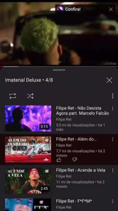 muito bom o novo album do filipe ret