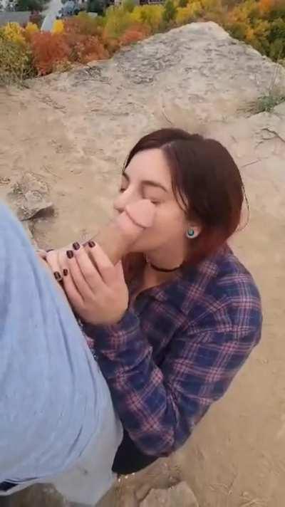 He's got a stellar cock to gag on