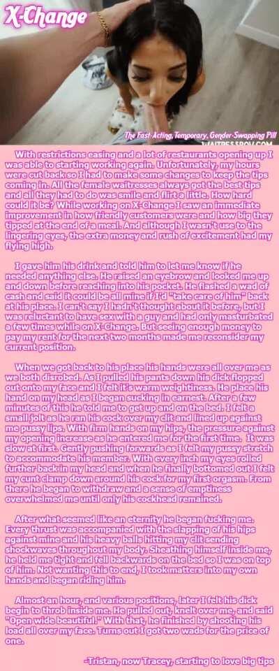 Tristan, now Tracey, starting to love big tips