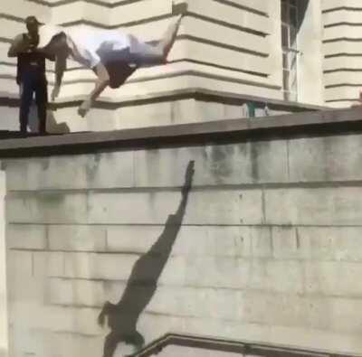 You can see his regret mid-flight