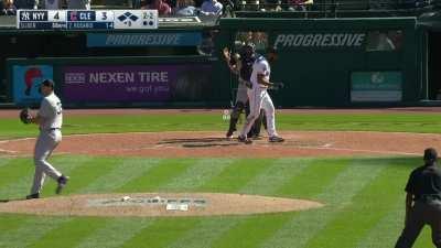 [Highlight] [Highlight] Clay Holmes strikes out Amed Rosario with the bases loaded to earn the save.