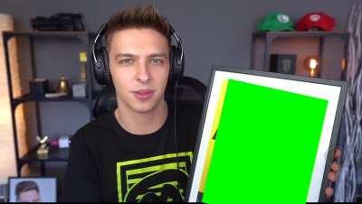 Green screen meme template
