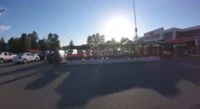 Shoplifter shamed into walking back into Home Depot and returning stolen goods.