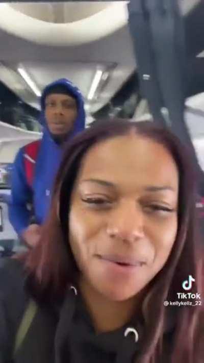 Getting publicly embarrassed by your spouse on a plane.