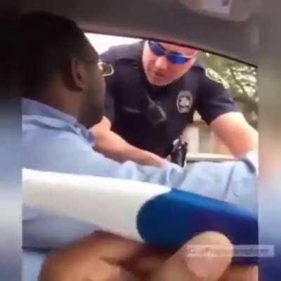 Cop and mother conspire to surprise father