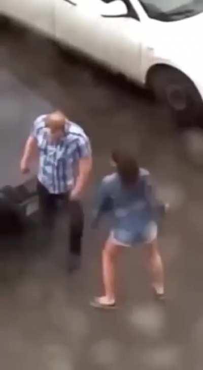 He couldn’t take it no more. Man vs Woman