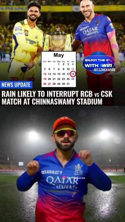 I don’t care who wins or who qualifies I just want a match on 18th 😩