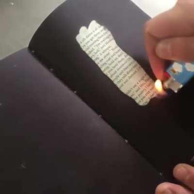 Heat sensitive book