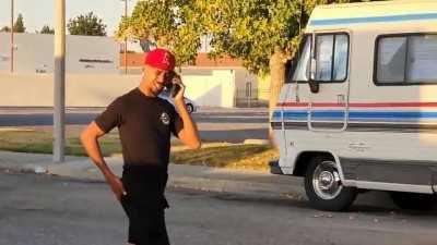 WCGW when trying to be a gangster