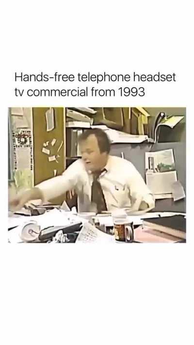 Phone Relief Headset '93 commercial 