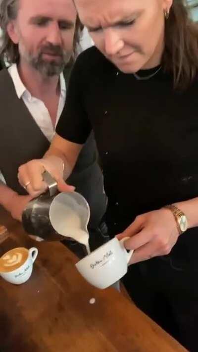 The teacher got taught