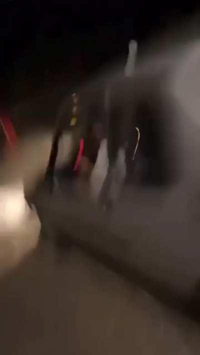 The clattering of car parts, the pitter-patter of the cameraman’s running, and the speechless reactions - doesn’t get more cartoonish than this!