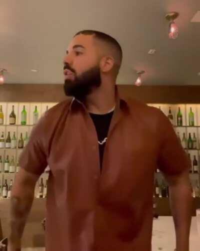 Drake does the “Ski Challenge.”