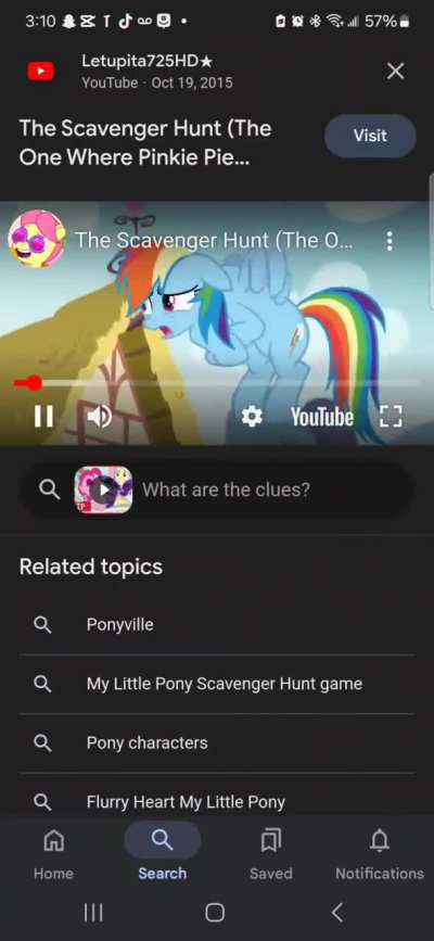 Rainbow Dash's stomach growl (Nelvana sound effect)