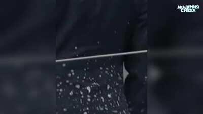 Lewis Hamilton splashes champagne on Putin