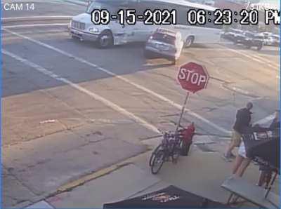 That bus came out of nowhere!