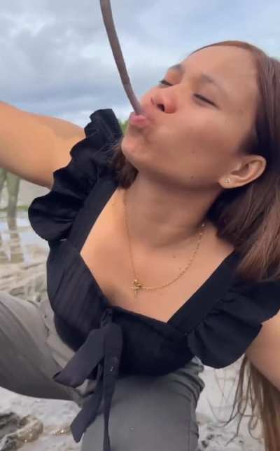 She could've washed it off ATLEAST