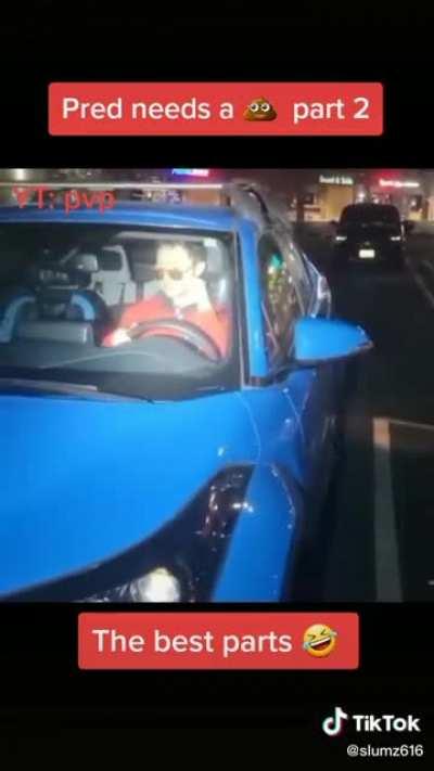 pedophile high on meth tries to meet up with 13 year old boy then tries to escape the scene and almost does a front flip in his car