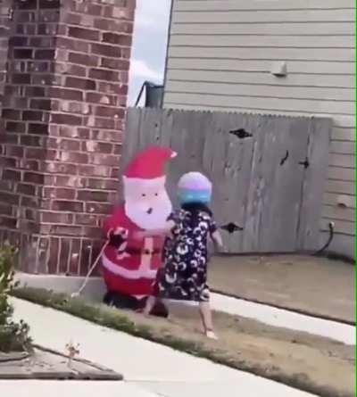 Someone is not in good terms with Santa
