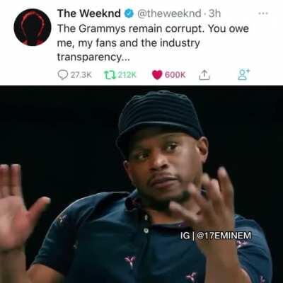 Shout out to Eminem for keeping it real since the beginning