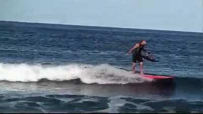Let me kill this R/C surfboard!