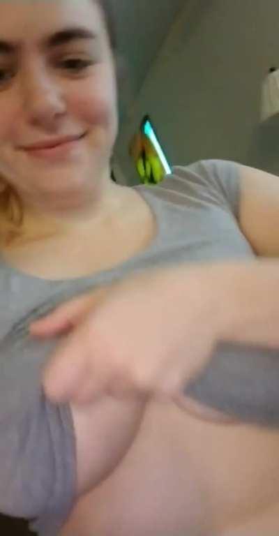 Drop everything and give my boobs your attention