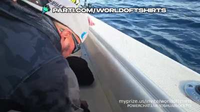 Josh catches a block of coke