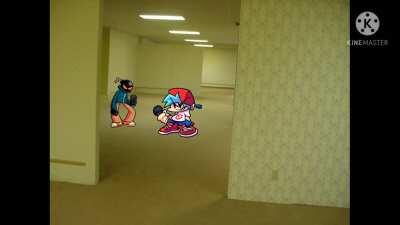 Ballistic but its in the backrooms