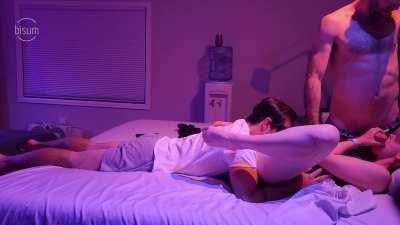 I've always said an MMF should be every lady's fantasy. The views and attention are just lovely!