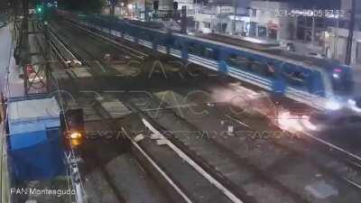 Looking both ways at the railroad tracks is for losers