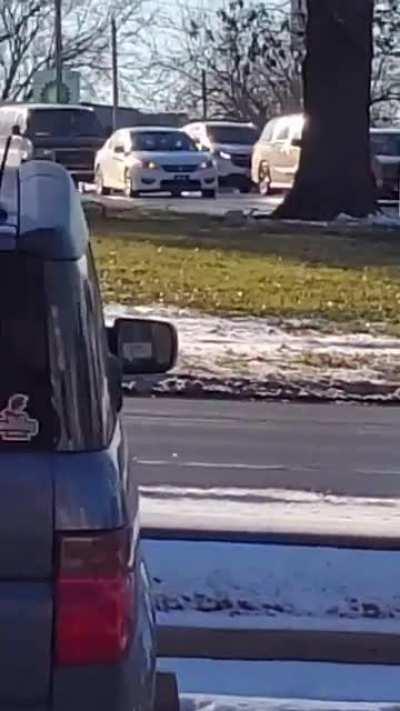 A pretty crazy road rage incident just went down in Westport.