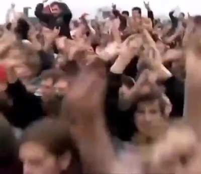 In 1991, Metallica played for 2 million people in Moscow. Just weeks after the USSR collapsed, surrounded by tanks, soldiers, and helicopters.