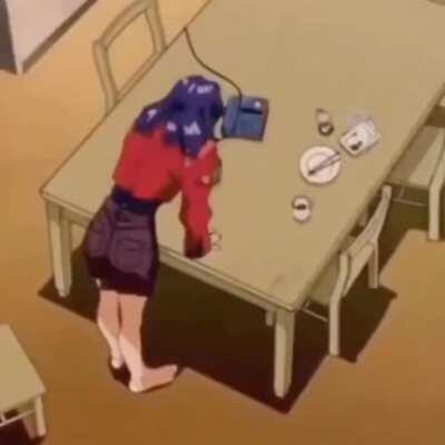Misato receives bad news