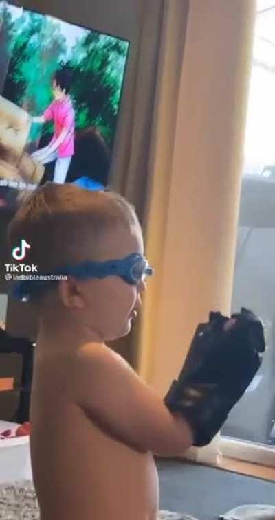 He got very excited.