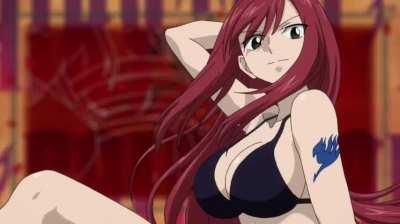 Imagine this but with Erza's Dragon Cry body! [Fairy Tail 2014]