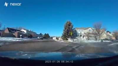 Tried to cut me off and instantly regretted it.