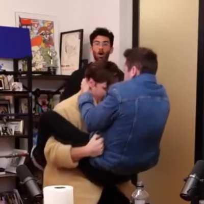 Truly the greatest moment in podcast history