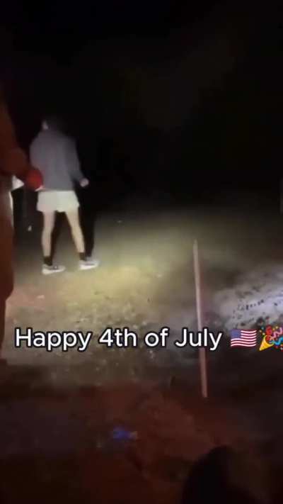 Fireworks gone wrong