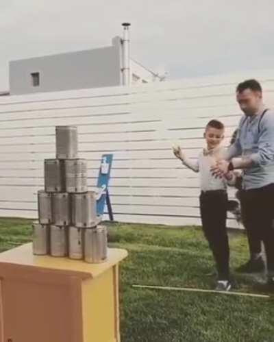 Don't be stupid let the kid have his shot!